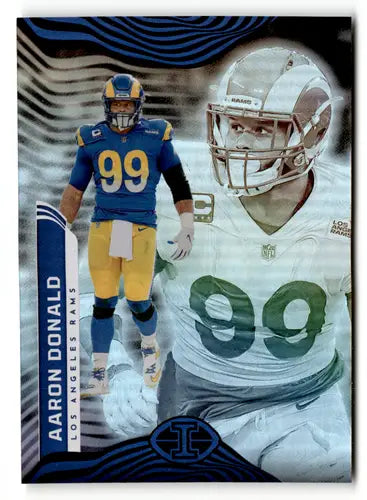 Original gloss Panini Illusions Aaron Donald football card from 2022 retail release