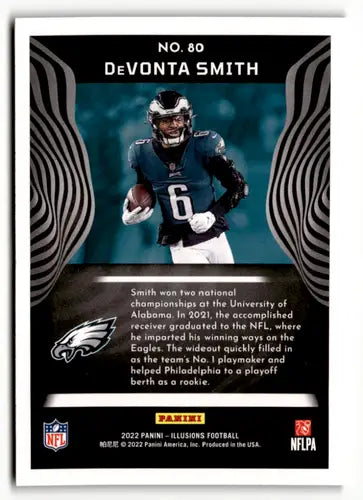 2022 Panini Illusions Retail #80 DeVonta Smith NM-MT Eagles Color Match ID:49286 - Football Card Single
