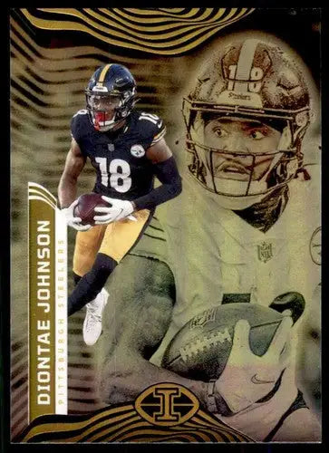 Diontae Johnson football card from 2022 Panini Illusions Retail featuring original gloss