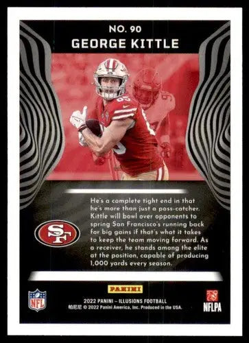 2022 Panini Illusions Retail #90 George Kittle NM-MT 49ers ID:52248 - Football Card Single