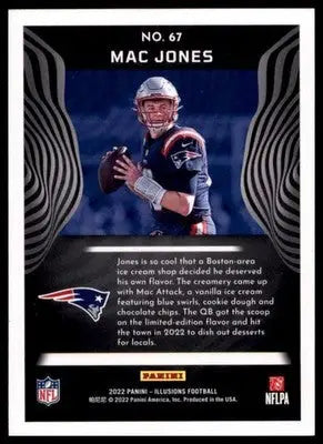 2022 Panini Illusions - Retail Mac Jones 67 New England Patriots