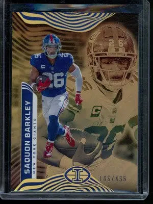 2022 Panini Illusions Saquon Barkley #74 106/499 Football - Football Card Single