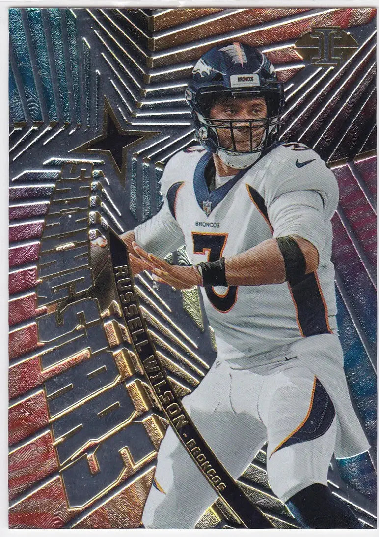 2022 Panini Illusions #SS-3 Russell Wilson Shining Stars Denver Broncos - Football Card Single