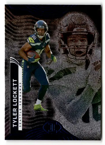 Tyler Lockett football card from 2022 Panini Illusions Trophy Collection product