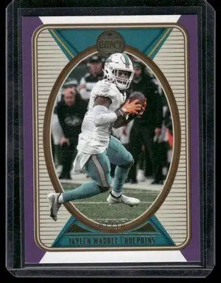 2022 Panini Legacy Football Jaylen Waddle #60 Purple 07/10 Football - Football Card Single
