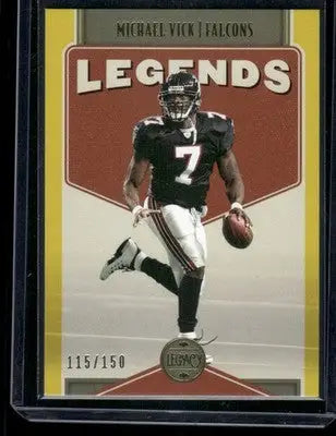 2022 Panini Legacy Legends Michael Vick #127 Yellow 115/150 Football - Football Card Single