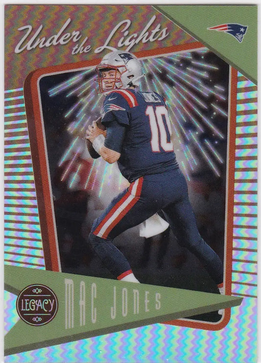 2022 Panini Legacy #UL-40 Mac Jones Under the Lights Broze 92/100 Patriots - Football Card Single