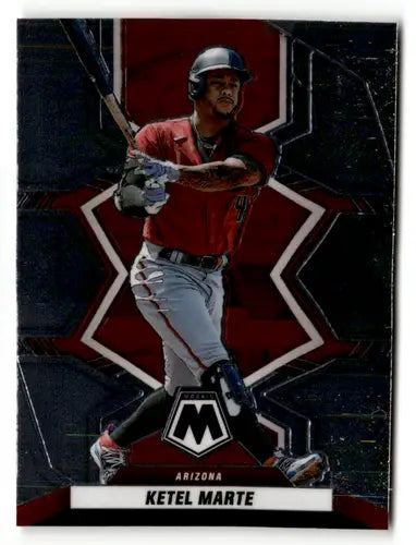 Panini Mosaic Ketel Marte baseball card with original gloss from 2022 Diamondbacks series
