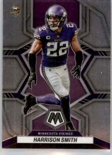 Harrison Smith football card from Panini Mosaic with original gloss Vikings collectible