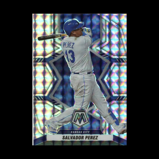 2022 Panini Mosaic Mosaic #151 - 300 Complete Your Set You Choose Pick Baseball - #185 Salvador Perez - Baseball Card