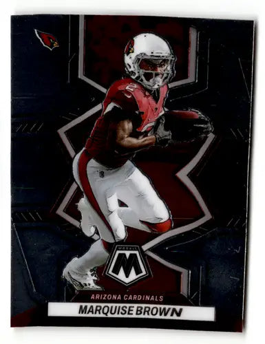2022 Panini Mosaic Marquise Brown football card with original gloss, Cardinals ID 52209