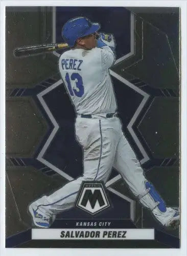 2022 Panini Mosaic #185 Salvador Perez NM-MT Royals ID:48064 - Baseball Card Single
