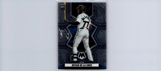 Bryan De La Cruz trading card from the 2022 Panini Mosaic baseball cards collection