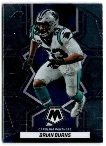 Panini Mosaic Brian Burns football card with original gloss from 2022 Panini Mosaic series
