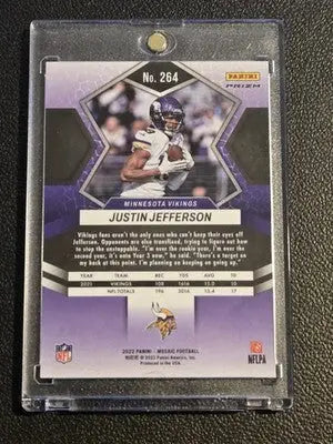 2022 Panini Mosaic #264 Justin Jefferson Silver - Football Card Single