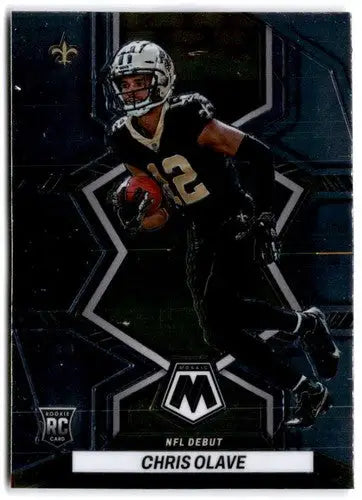 2022 Panini Mosaic Chris Olave NFL Debut Rookie Football Card NM-MT