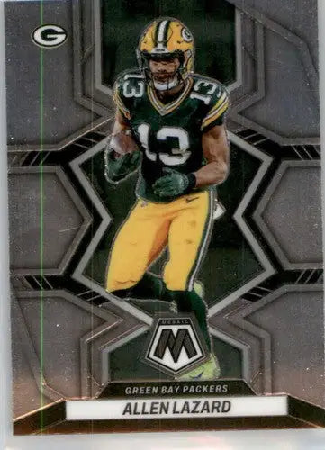 Original gloss Panini Mosaic Allen Lazard football card from 2022 Panini Mosaic #73