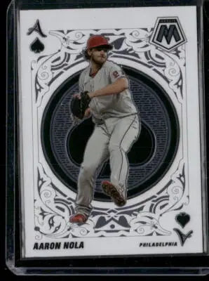 2022 Panini Mosaic Aaron Nola #A-9 Aces Baseball - Baseball Card Single
