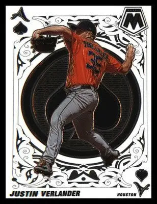 2022 Panini Mosaic Aces #A-7 Justin Verlander - Baseball Card Single