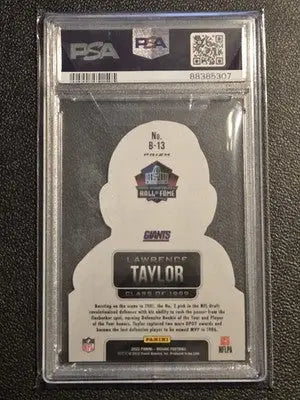 2022 Panini Mosaic #B-13 Lawrence Taylor Busted PSA 9 - Football Card Single
