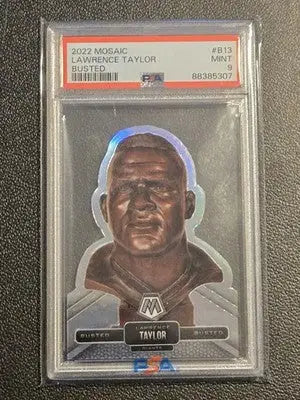 2022 Panini Mosaic #B-13 Lawrence Taylor Busted PSA 9 - Football Card Single