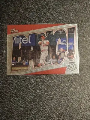 2022 Panini Mosaic #BG-8 Mike Trout Bang! - Baseball Card Single