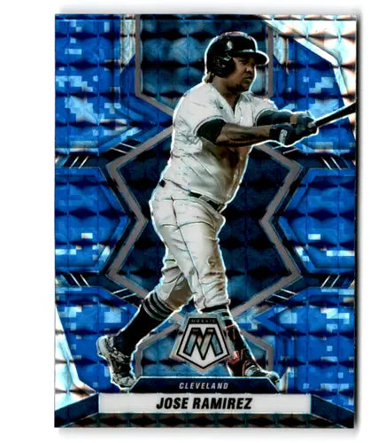 2022 Panini Mosaic Mosaic Blue Camo #142 Jose Ramirez NM-MT Indians ID:77710 - Baseball Card Single