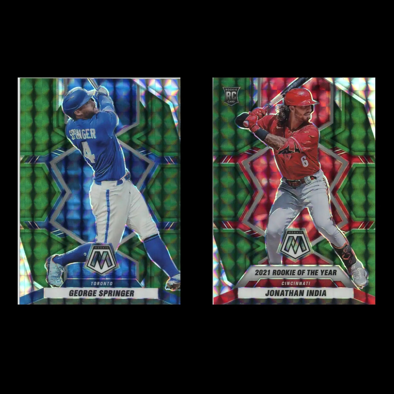 2022 Panini Mosaic Green Mosaic #151 - 300 Complete Your Set You Choose Pick MLB - Baseball Card Single
