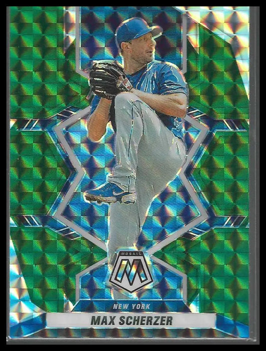 2022 Panini Mosaic Green Mosaic #237 Matt Vierling - Baseball Card Single