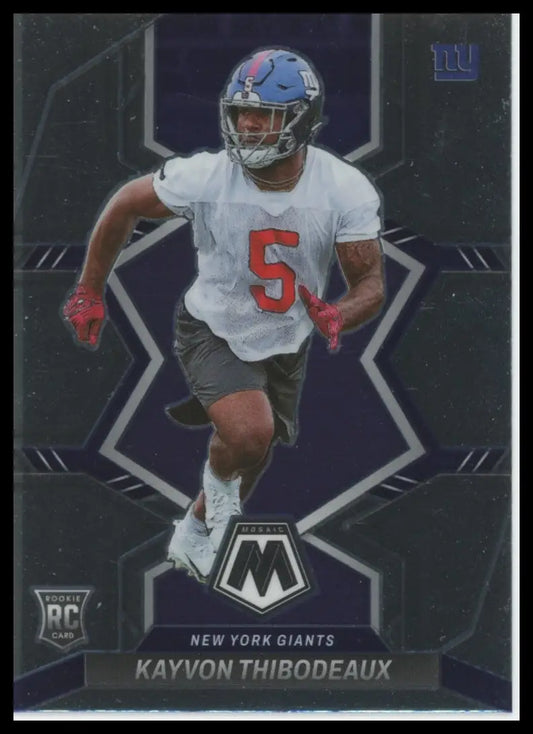 2022 Panini Mosaic Kayvon Thibodeaux RC 344 New York Giants - Football Card Single