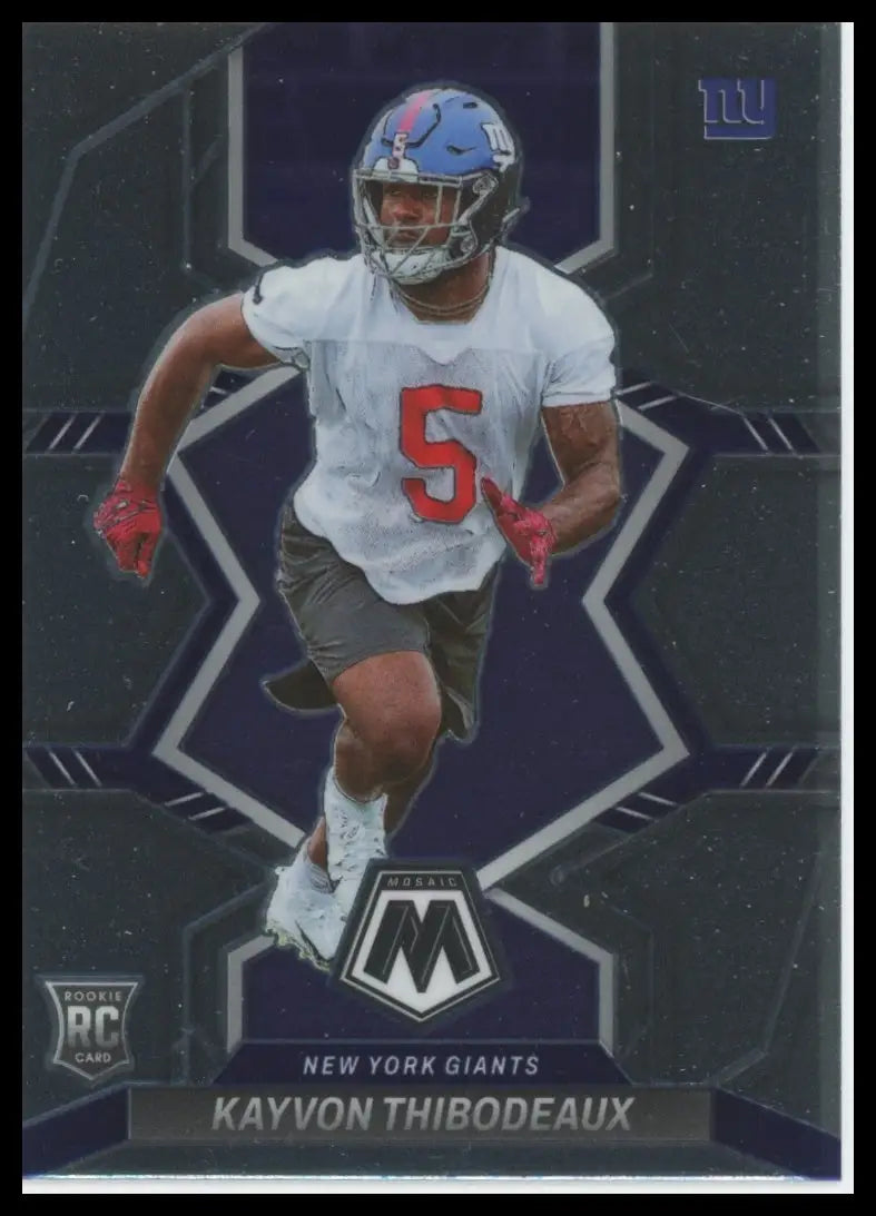 2022 Panini Mosaic Kayvon Thibodeaux RC 344 New York Giants - Football Card Single