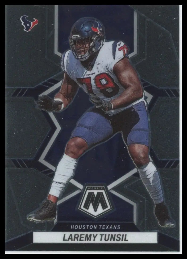 2022 Panini Mosaic Laremy Tunsil #79 Houston Texans Football Card NFL Sports - Football Card Single
