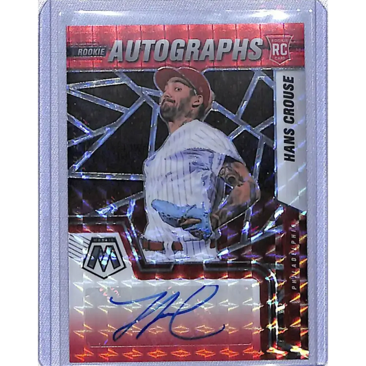 2022 Panini Mosaic #RAM-HC Hans Crouse NM-MT RC Rookie Auto Philadelphia Phillies - Baseball Card Single