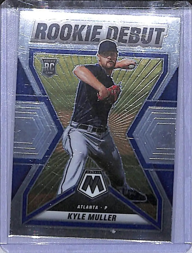 2022 Panini Mosaic Rookie Debut #RD-17 Kyle Muller NM-MT RC Rookie Atlanta Braves