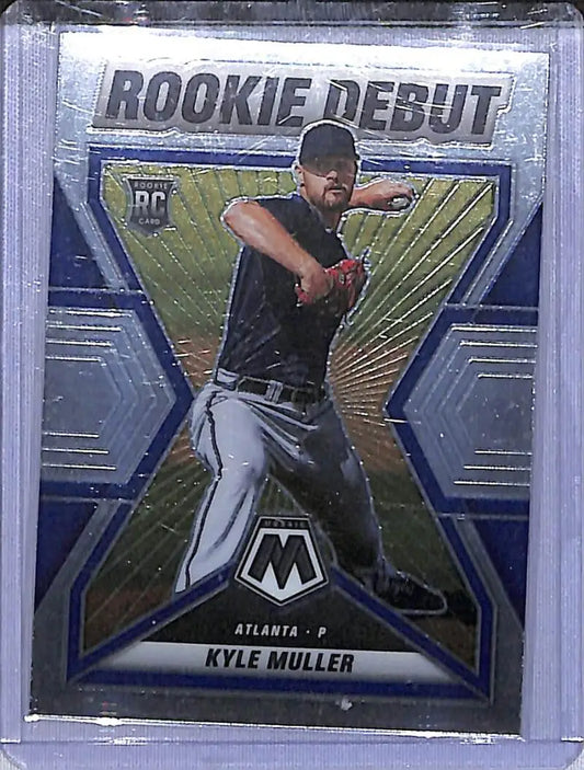 2022 Panini Mosaic Rookie Debut #RD-17 Kyle Muller NM-MT RC Rookie Atlanta Braves