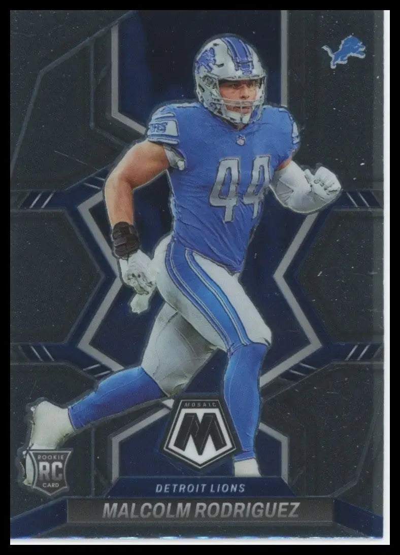 2022 Panini Mosaic Rookie Malcolm Rodriguez #400 Detroit Lions Football Card NFL - Football Card Single