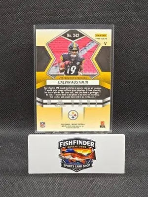 2022 Panini Mosaic - Rookies Calvin Austin III #342 Silver Prizm Variations (RC) - Football Card Single