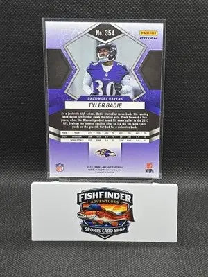 2022 Panini Mosaic - Rookies Tyler Badie #354 Camo Pink Mosaic Prizm (RC) - Football Card Single