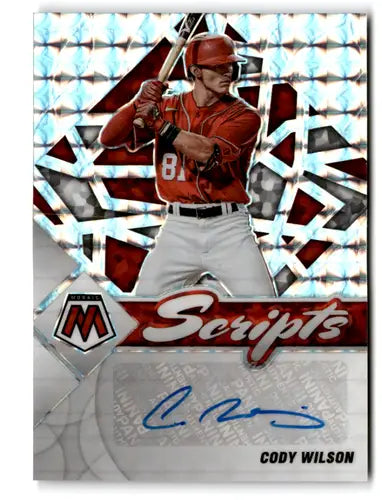 2022 Panini Mosaic Scripts Holo #22 Cody Wilson NM-MT Auto Nationals ID:77723 - Baseball Card Single