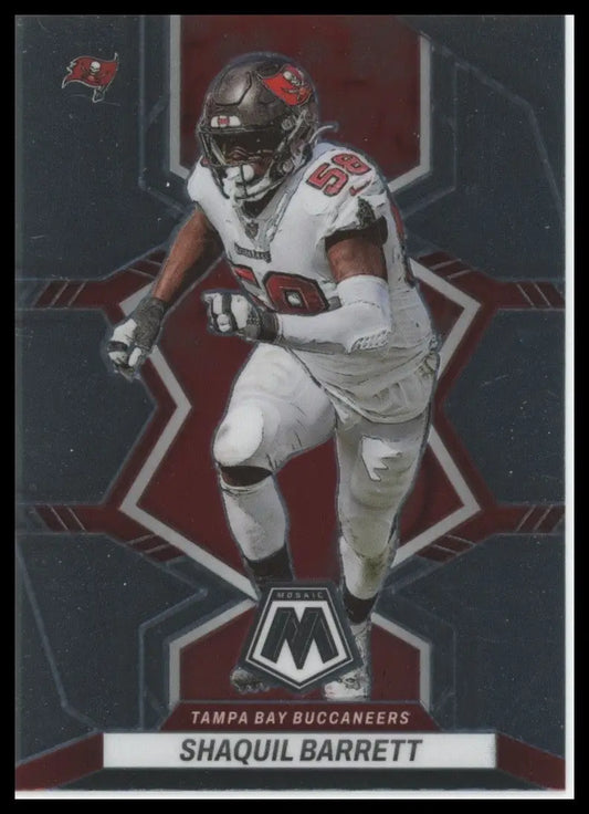2022 Panini Mosaic Shaquil Barrett #187 Tampa Bay Buccaneers Football Card NFL - Football Card Single
