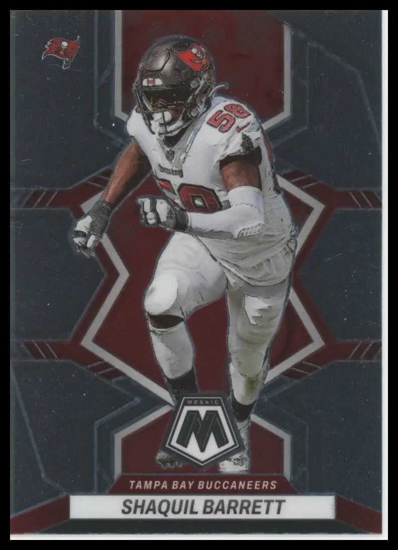 2022 Panini Mosaic Shaquil Barrett #187 Tampa Bay Buccaneers Football Card NFL - Football Card Single