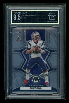 2022 Panini Mosaic Tom Brady #292 Football Arena Club 9.5 - Football Card Single
