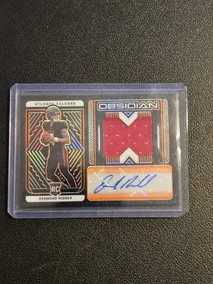 2022 Panini Obsidian #224 Desmond Ridder Electric Etch Orange #/99 - Football Card Single