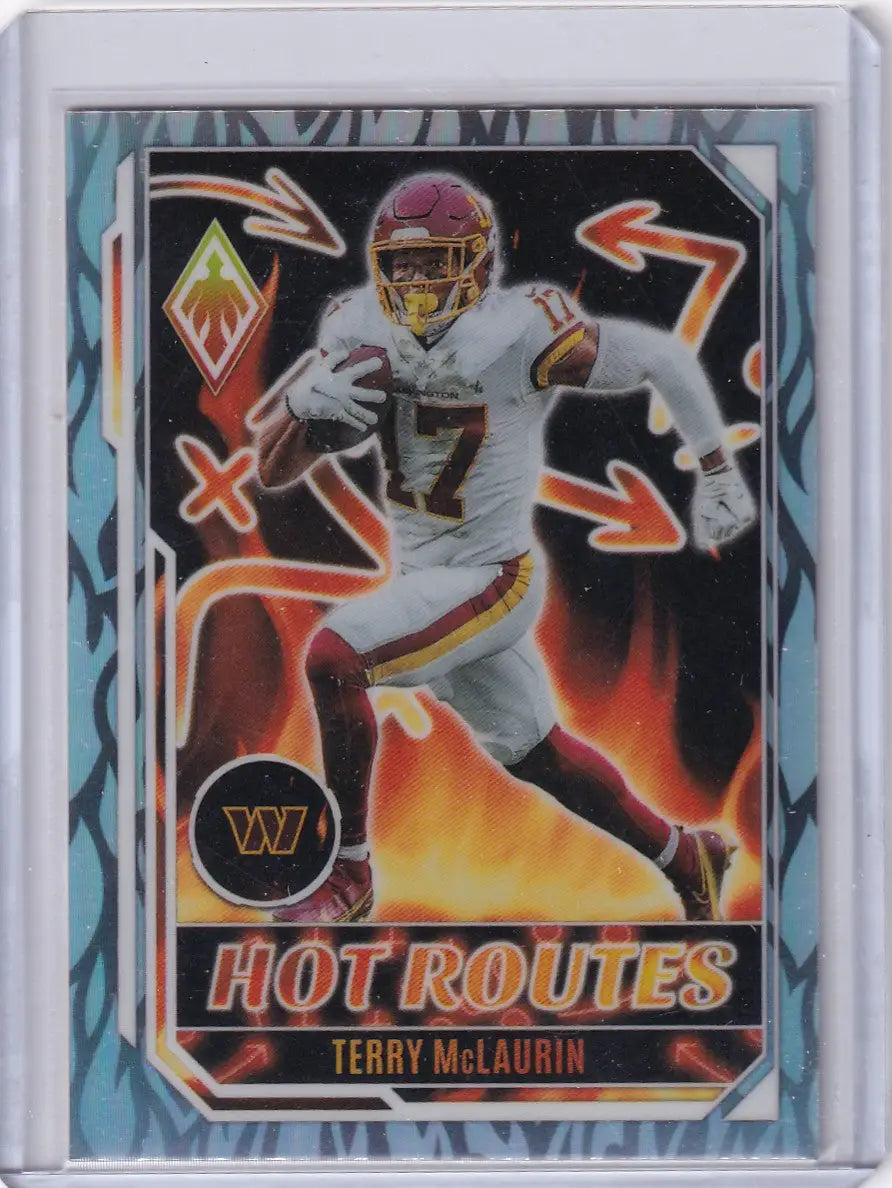 2022 Panini Phoenix Hot Routes #HR-20 Terry McLaurin - Washington Commanders - Football Card Single