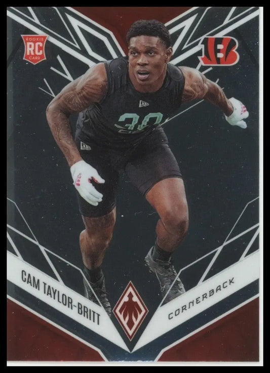 2022 Panini Phoenix Rookie Cam Taylor Britt #185 Cincinnati Bengals Football NFL