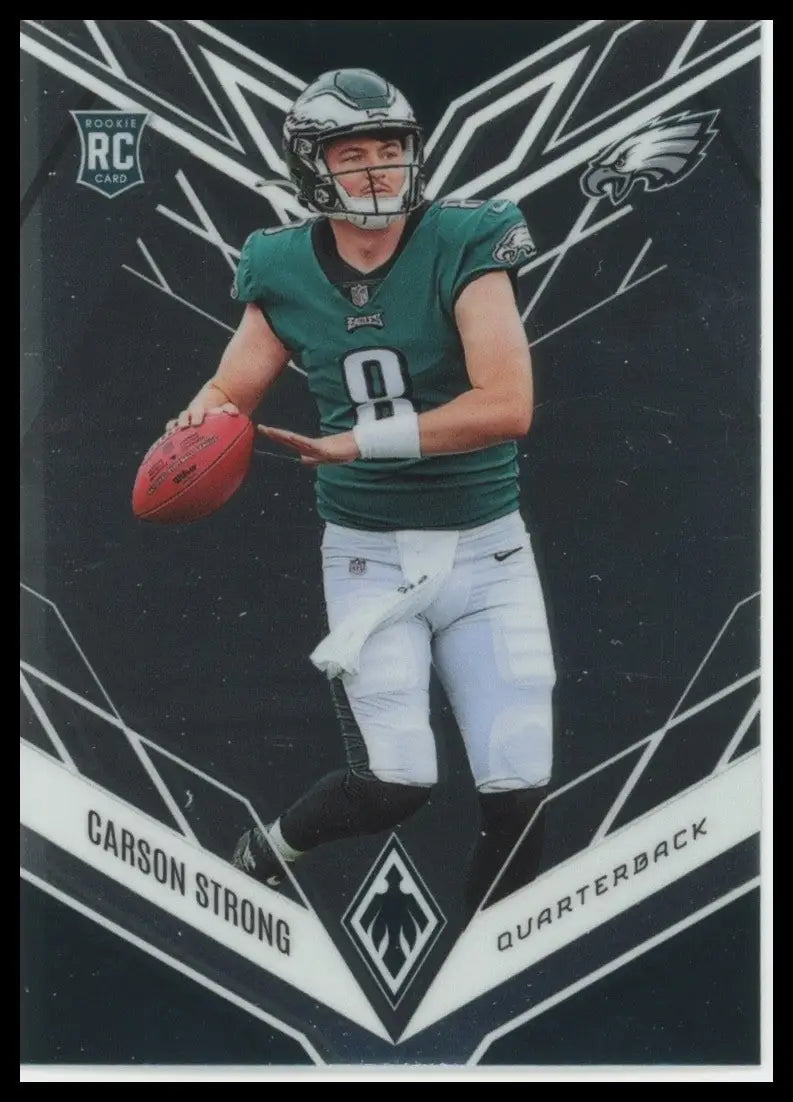 2022 Panini Phoenix Rookie Carson Strong #111 Philadelphia Eagles Football Card