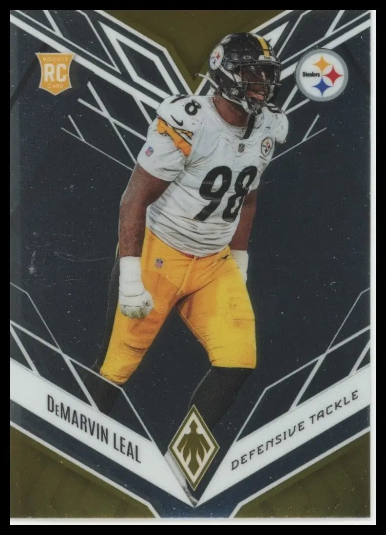 2022 Panini Phoenix Rookie DeMarvin Leal #169 Pittsburgh Steelers Football Card - Football Card Single