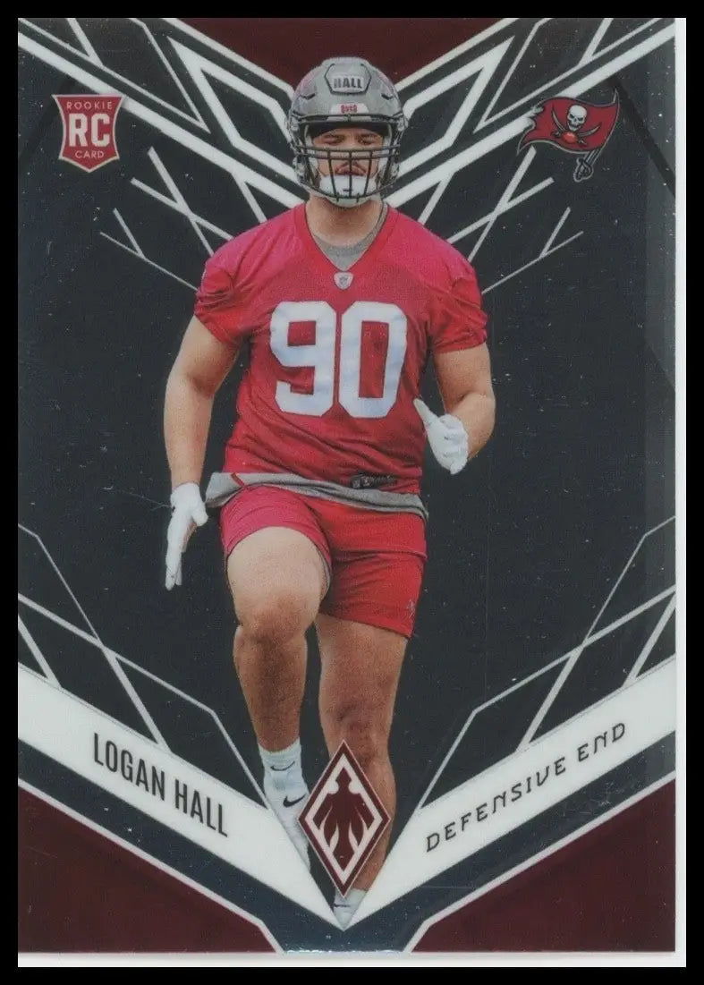 2022 Panini Phoenix Rookie Logan Hall #198 Tampa Bay Buccaneers Football Card - Football Card Single
