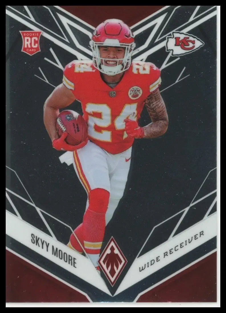 2022 Panini Phoenix Rookie Skyy Moore #124 Kansas City Chiefs Football Card NFL
