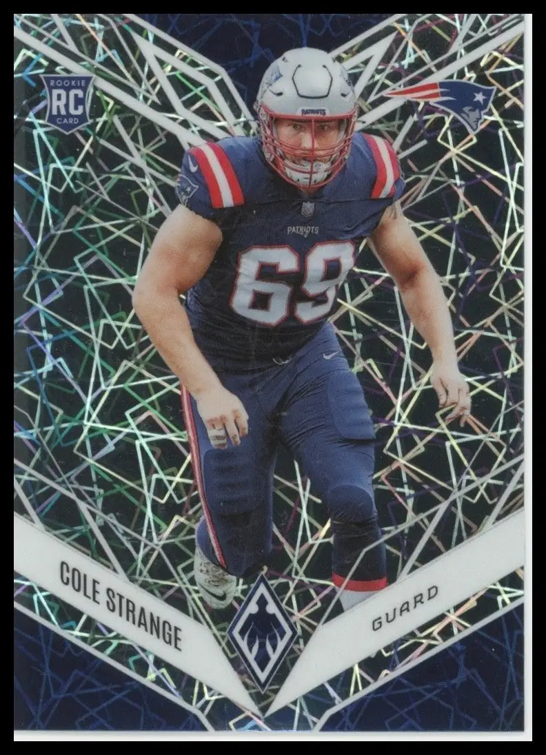 2022 Panini Phoenix - Rookies Cole Strange #162 Silver Lazer (RC) - Football Card Single